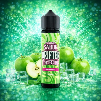 Juice Sauz Drifter Juice Hyper Shake & Vape Sour Apple Ice 5/60ml