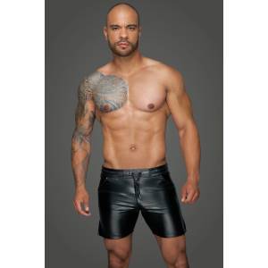 Noir Handmade H061 Powerwetlook Shorts in Comfortable Length M