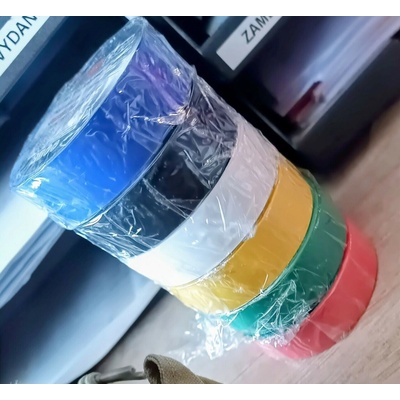 Provero Idealed Páska izolačná PVC 19 mm x 10 m mix farieb 6 ks