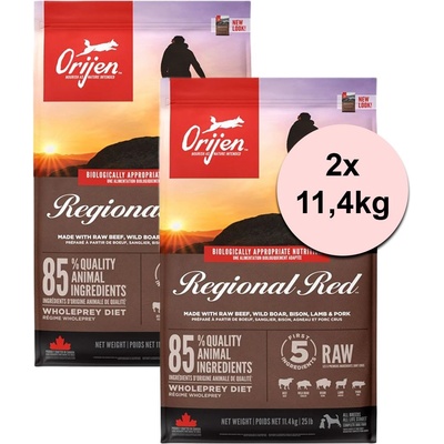 ORIJEN Regional Red Dog 2 x 11, 4 кг