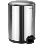HORECANO HOME-Кош с педал 12L ХРОМ Ø24.2xh44.1cm (86427-ZB-002MA) (0185201)