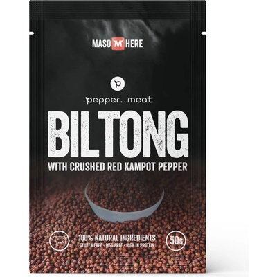 Maso Here Hovädzí Biltong s kampotským korením 50 g