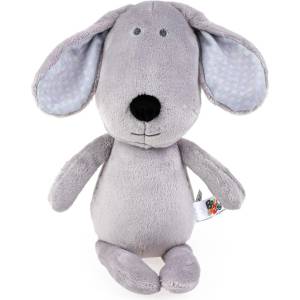 Moni Мека играчка За Гушкане Dog 28cm сив 81994 (111057)