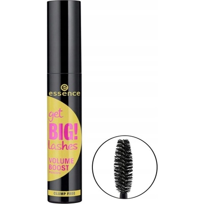 Essence Get Big Lashes Volume Boost riasenka Black 12 ml