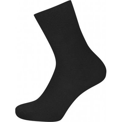 Knitva 100% BAVLNĚNÉ 10 PÁRŮ Klasik černá