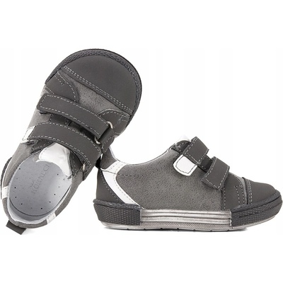 Kornecki 4874 chlapecké polobotky boty šedé