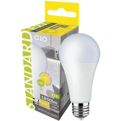 LED-POL ORO LED žiarovka E27 ATOS A65 17W WW 3000