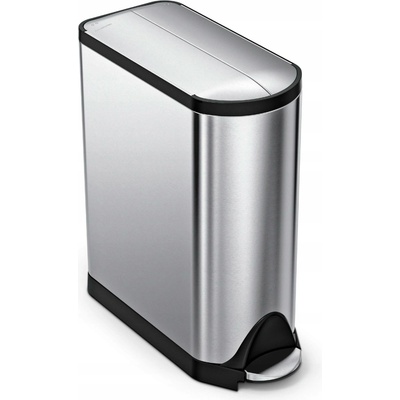 Simplehuman – MOTÝLKOVÝ S PEDÁLEM 45 L - BROUŠENÁ OCEL