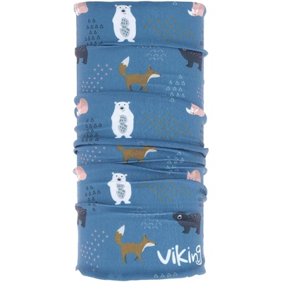 Detský funkčný športový nákrčník Viking modrá