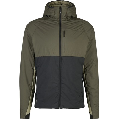 Stoic Мъжко вълнено яке Stoic MountainWool60 JokkmokkSt. Hybrid Hoody Insulation jacket - Dark Olive / Multi - размер 3XL (005-6564-0216)