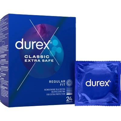 Durex Extra Safe - reinforced condoms (24 pcs)