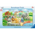 Ravensburger - Puzzle Trip to the ZOO - 1 - 39 piese