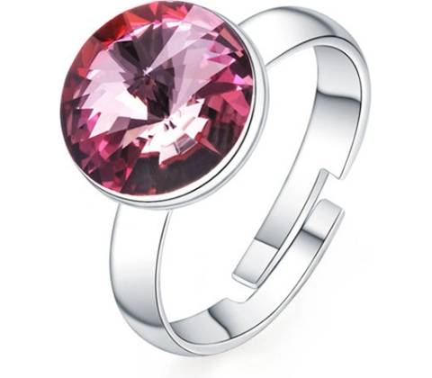 Glory Prsteň okrúhly Swarovski elements Rose 021