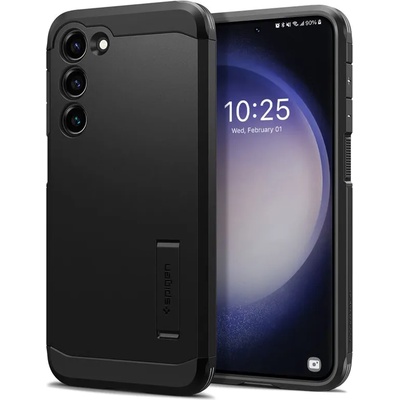 Spigen Tough Armor Case - хибриден кейс с най-висока степен на защита за Samsung Galaxy S23 Plus (черен)