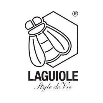 Laguiole Sada nožů na sýr s prkénkem Premium 8 ks černá
