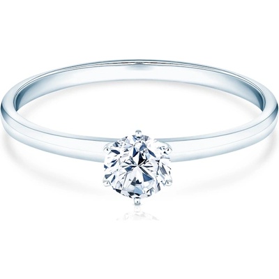 SAVICKI Годежен пръстен savicki: бяло злато, лабораторен диамант