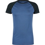 Stoic Мъжко мериносово термобельо Stoic Merino180 BengtSt. S/S Merino base layer - Black / Light Navy Blue - размер 4XL (015-2082-0618)