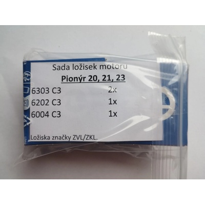 Ložiska motoru Pionýr, Mustang Jawa 50/20, 50/21, 23 - ZVL - sada