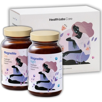 Health Labs Care MagneMe Magnesium a Vitamin B6 komplexní kúra 120 kapslí