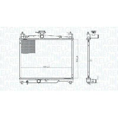 Chladič, chlazení motoru MAGNETI MARELLI 350213164800