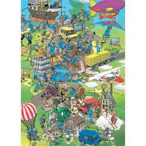 Jumbo - Puzzle Jan Van Haasteren: Oldtimers Parcel Panic - 1 000 piese