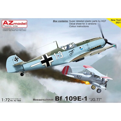 AZmodel Messerschmitt Bf 109 E 1 „JG.77“ 1:72