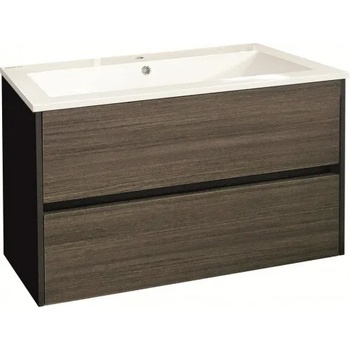 Image 1 of Inter Ceramic Конзолен PVC шкаф ICP 8955, Inter Ceramic, с умивалник, 90x45x55см (8955)