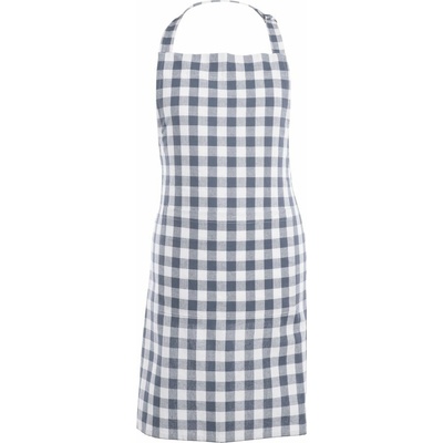 Tiseco Home Studio Gingham zástěra modrá