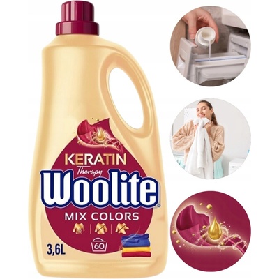 Woolite Mix Color prací gél 60 PD 3,6 l