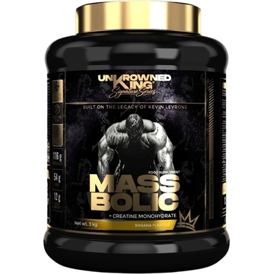 UnKrowned King by Kevin Levrone MassBolic Gainer | with Creatine Monohydrate & Tribulus [3000 грама] Банан