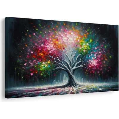 Obraz barevný strom života - 120x80