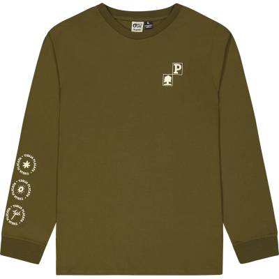 Picture Мъжка блуза с дълъг ръкав Picture Pembroke L/S Tee Longsleeve - Tobacco Washed - размер XXL (216-7780-0215)