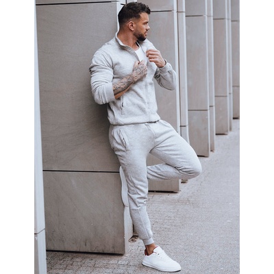 Dstreet světle šedá pánská tepláková souprava AX0732