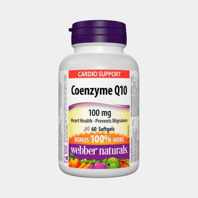 Webber Naturals Koenzým Q10 100 mg 60 tabliet