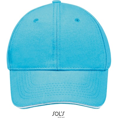 SOL's Collection Buffalo baseballová 6 panelová COT25810089699-turquoise/w Tyrkysová/bílá