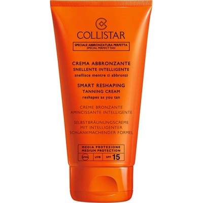 Collistar Smart Reshaping Tanning Cream modelující opalovací krém Medium Protection SPF15 150 ml
