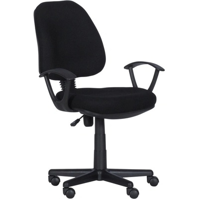 Bittel Офис стол Carmen 7068, до 120кг, дамаска, полипропиленова база, газов механизъм, газов амортисьор, горигиране височина, черен (bt-3520514)