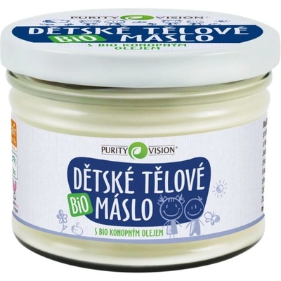Natures Care PURITY VISION BIO Dětské tělové máslo 350 ml
