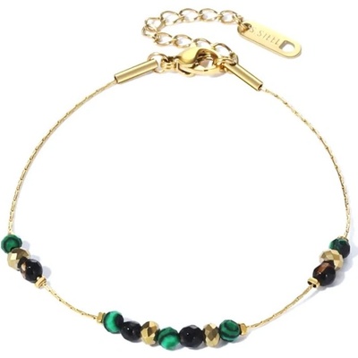 Victoria Filippi Stainless Steel ocelový náramek s korálky Patricia chirurgická ocel E-YA-YC0217/8 zlatá