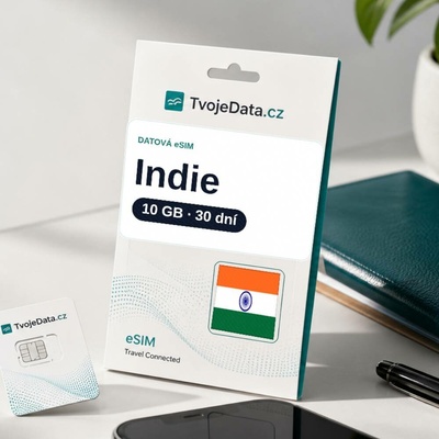 eSIM Indie 10 GB / 29 dní - Indie JC140