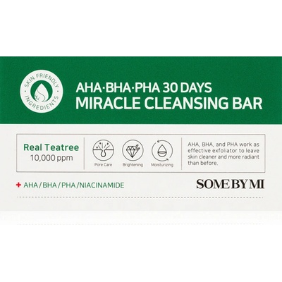 Some By Mi AHA. BHA. PHA 30 Days Miracle Cleansing Bar почистващи сапуни 100g