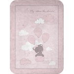 KikkaBoo Луксозно супер меко бебешко одеяло Kikkaboo - Dream Big, Pink, 110 х 140 сm (31103020158)