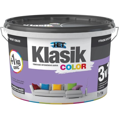 HET KLASIK COLOR interiérová farba 4 kg fialová orgovánová (0347)