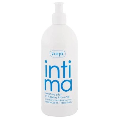 Ziaja Intimate Creamy Wash With Lactobionic Acid регенериращ сапун за интимна хигиена 500 ml за жени