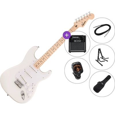 Squier Sonic Stratocaster HT MN SET 2 Arctic White Електрическа китара