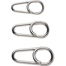 Savage Gear Karabínka Custom Salt Splitring Snaps L 43 kg 15 ks