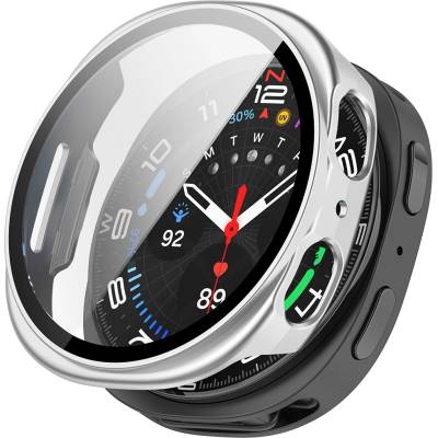 Techsuit Протектор за Samsung Galaxy Watch8 44mm - Defense360 Pro + Скрийн протектор - Сребрист