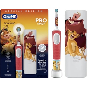 Oral-B Електрическа четка за зъби Oral-B - Lion King, с калъф за пътуване, 3 г (1675844)
