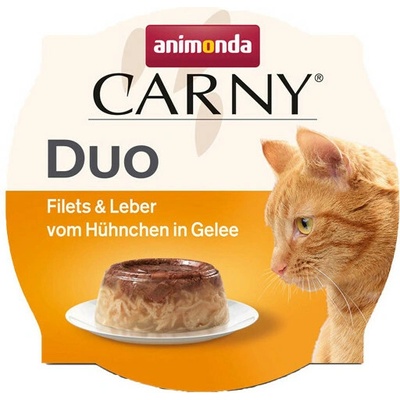 Animonda Carny Duo Kurací filet a kuracia pečeň v želé 70 g