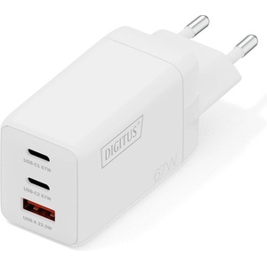 ASSMANN DA-10303 67W USB GaN зарядно устройство Бяло (DA-10303)
